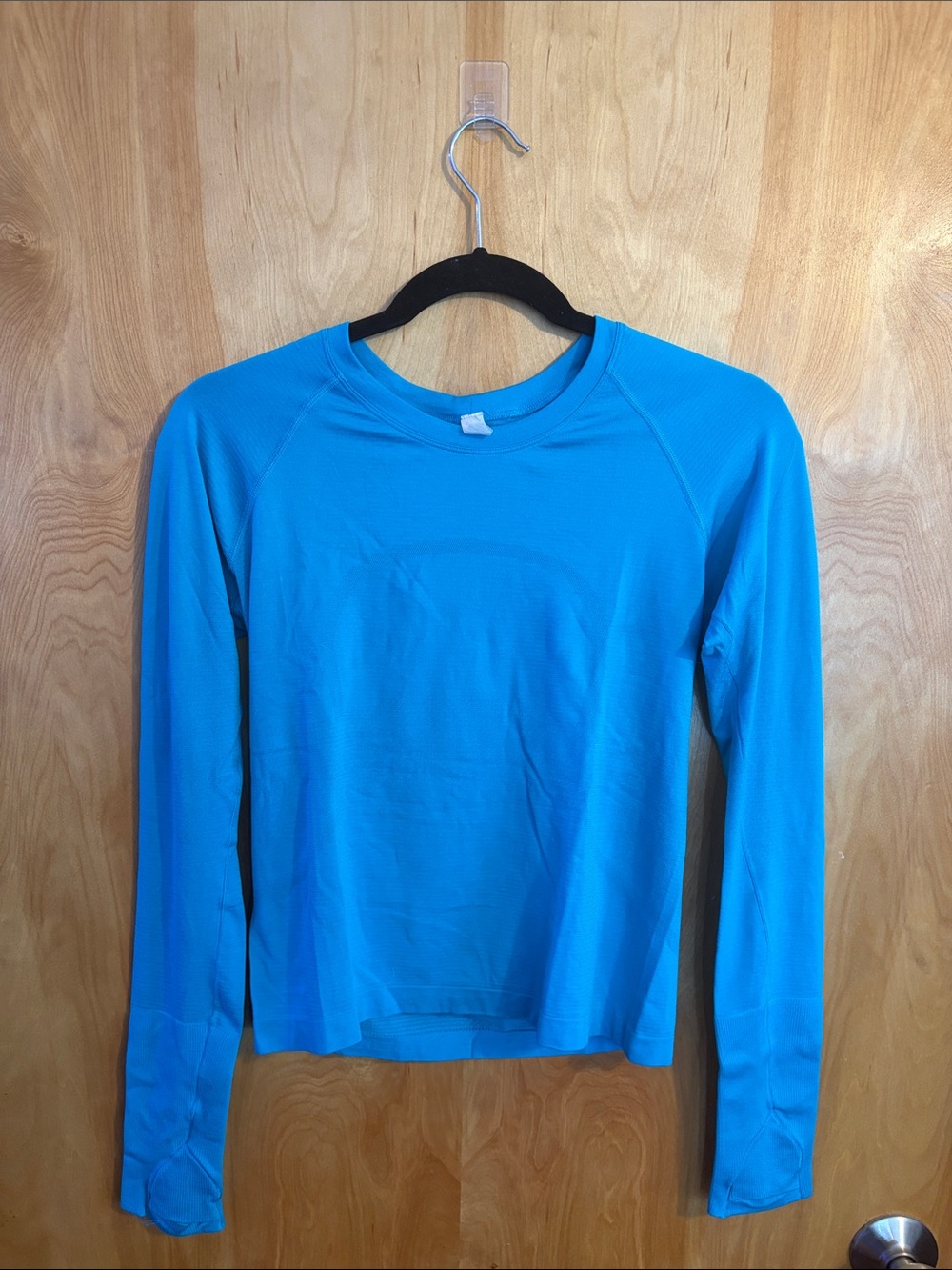 lululemon athletica Bright Blue Long-Sleeve Crew Top